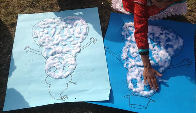 Snowman Making Activity